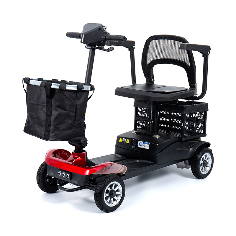 YL-02 SCOOTER 4-WHEELWIGHT 4-WHEELWILITY لكبار السن ، ويضم مقعد دوار 360 درجة