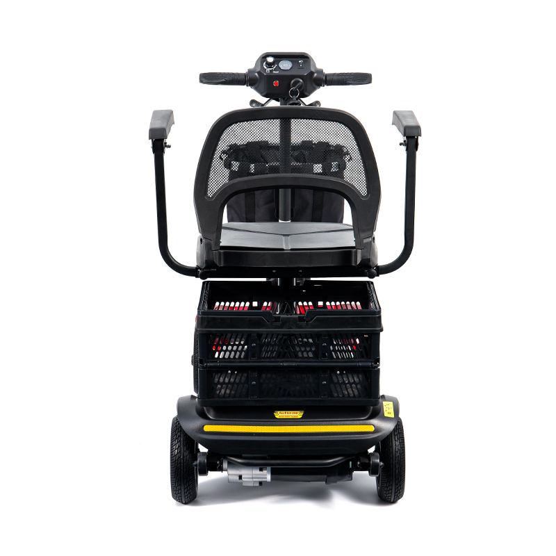 YL-02 SCOOTER 4-WHEELWIGHT 4-WHEELWILITY لكبار السن ، ويضم مقعد دوار 360 درجة