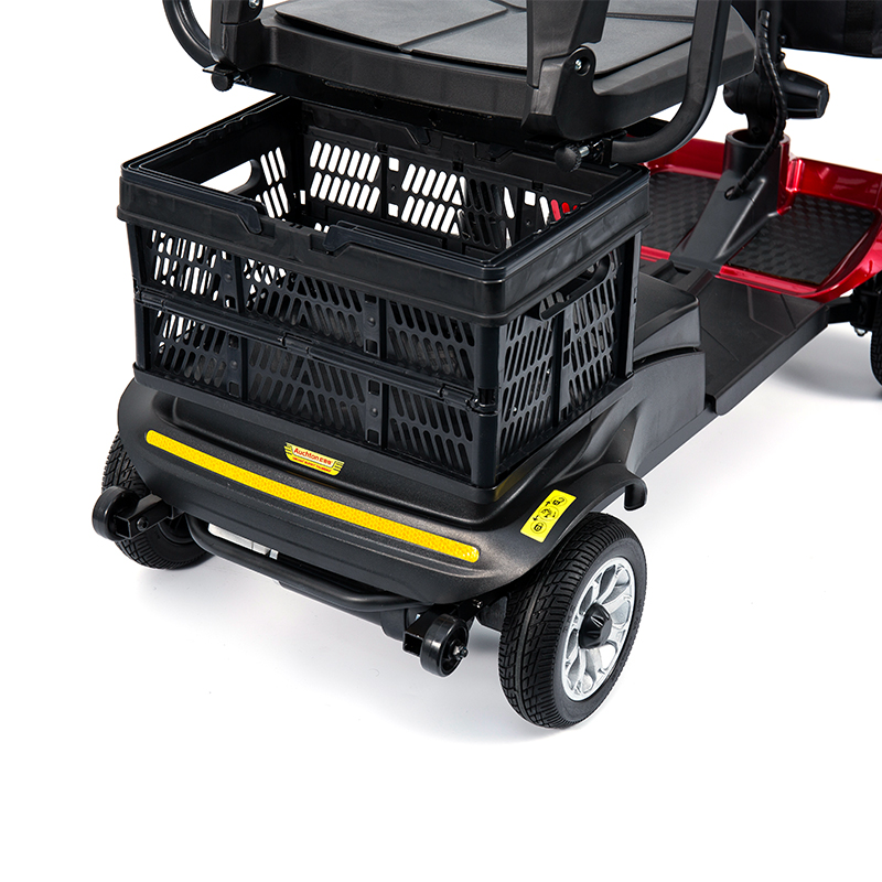 YL-02 SCOOTER 4-WHEELWIGHT 4-WHEELWILITY لكبار السن ، ويضم مقعد دوار 360 درجة